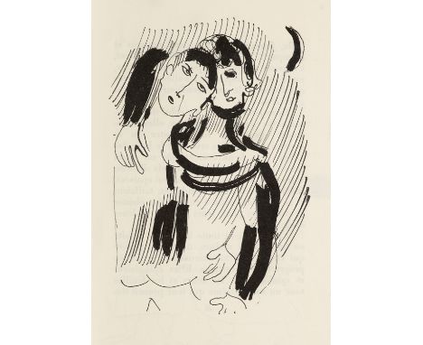 Chagall, Marc - - Gustave  Coquiot. Suite provinciale. Mit 92 Lithographien nach Zeichnungen von Marc Chagall. Paris, A. Delp