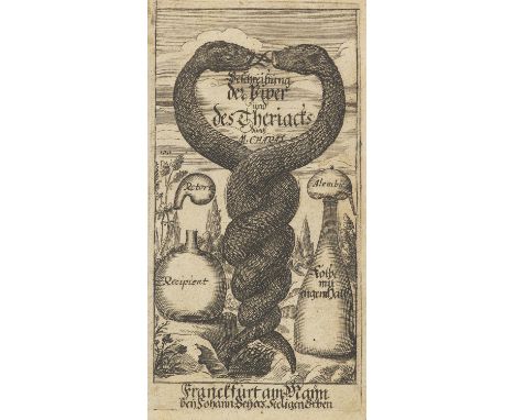 Zoologie - - Moyse Charas. Neu-Erfahrne Proben Von der Viper / Dabey zu sehen Eine eigendliche Beschreibung aller ihrer Glied