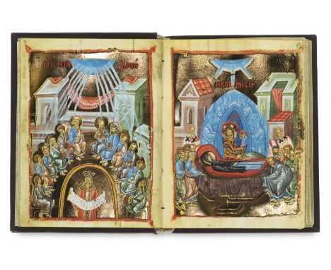 Menologion de Oxford. Faksimile Edition des MS. Gr. th. f. I. Mit zahlreichen farbigen Abb. Madrid, AyN Ediciones, 2007. 59 B