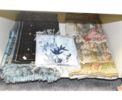 A selection of rugs and carpet squares etc.