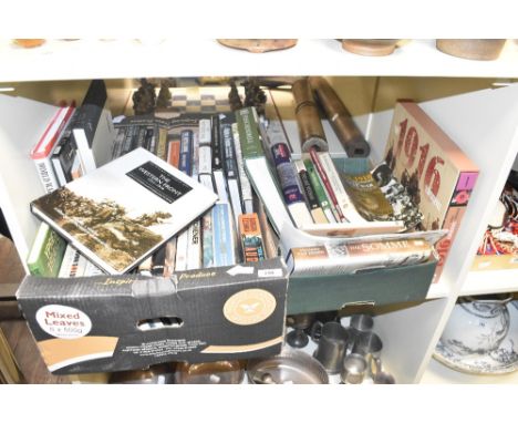 A vast collection various military WW1 and WW2 books, to include 1914-1918 Voices and Images of the Great War by Lyn Macdonal