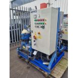 Alfa Laval type MMB 305 S-11. Oil separator centrifuge mounted on skid frame c/w Alfa Laval electric