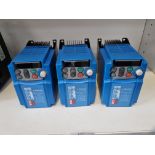 3x IMO Jaguar Cub 1ph to 3ph Inverters