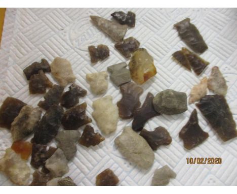 North American Indian arrow heads 