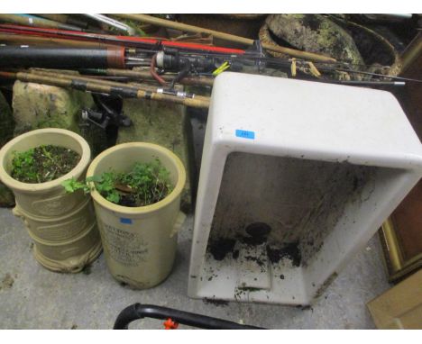 A ceramic butlers sink together with a Doulton Magnanimous carbon filter and a self cleaning rapid water filter 