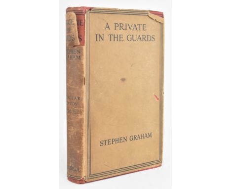 First World War WW1 military interest. 1921 A Private in the Guards by Stephen Graham, popular edition publ. Cassell and Comp