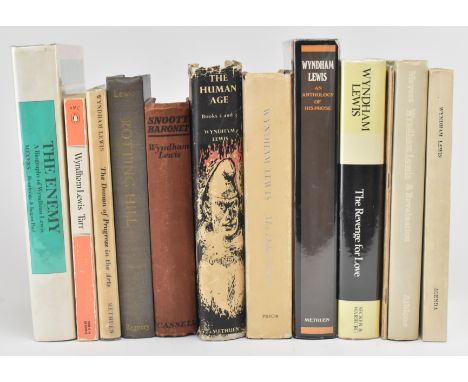 Wyndham Lewis, Percy. A collection of twelve first and early editions by or relating to the author. The lot comprising 1952 R