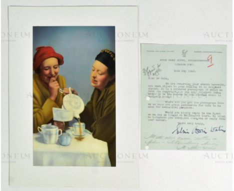 Churchman's (W.A &amp; A.C), Cigarettes - Stars Of Variety (unproduced series c1946) - Original Artwork - Gert &amp; Daisy (E