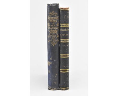 Two mid 19th century Victorian Christmas Books. The lot comprising 1866 Christmas Books - Mrs. Perkins's Ball, Our Street &am