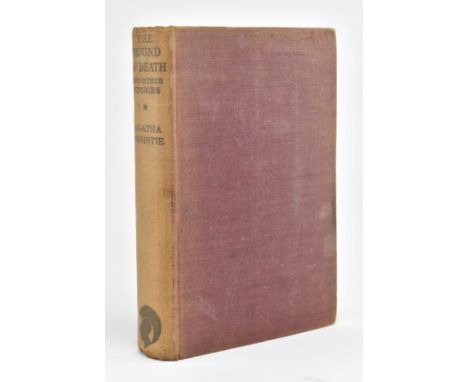Christie, Agatha. 1933 The Hound of Death and Other Stories. Publ. Odhams Press, first edition, 1933. Publisher's orig. full 