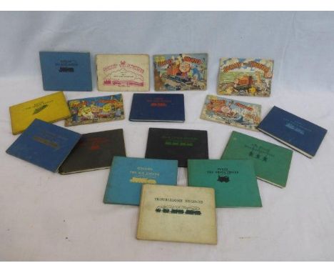 Eleven 1960s Thomas the Tank Engine books and five Sammy the Shunter paperback books. 