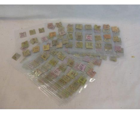A collection of approximately 279 1950s British Railways ticket stubs. 