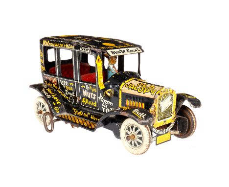 MARX Oldtimer ”Old Jalopy”, Federwerk tw RS und dreht durch, Alterungs- und Gebrauchsspuren, tw LS, L 17, Z 3