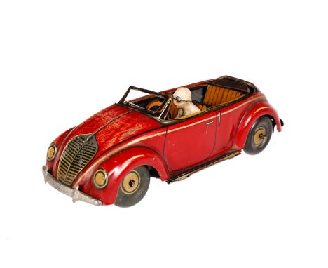 CKO Wendecabrio K-358, Uhrwerk intakt, tw LS und verkratzt, Alterungsspuren, L 16, Z 3