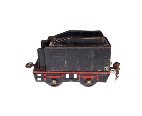 MÄRKLIN Tender R-929/0, Spur 0, gealterter Lack, Räder RS, L 12, Z 3