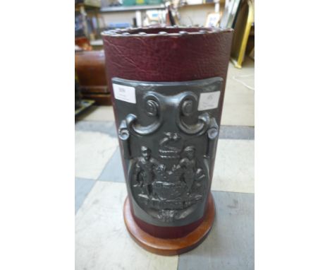 An armorial stick stand 