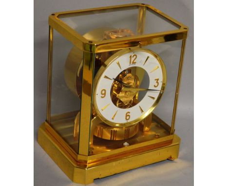A JAEGER LECOULTRE ATMOS CLOCK, No 509960 9ins high.