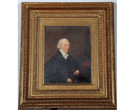 English School Portrait of John Vickers Taylor, Reproduction on Canvas by Valentine Publishing Group, 10” x 8”