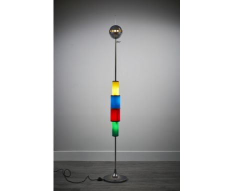 ALESSANDRO MENDINI (1931-2019)Unique prototype de lampadaire Réalisé en 1985 pour le projet « Black Out » avec la collaborati