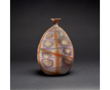 JEAN BESNARD (1889-1958)Important vase ovoïde à fin colCréation circa 1928/1929Monogrammé 'JB France', en céramique émaillée 