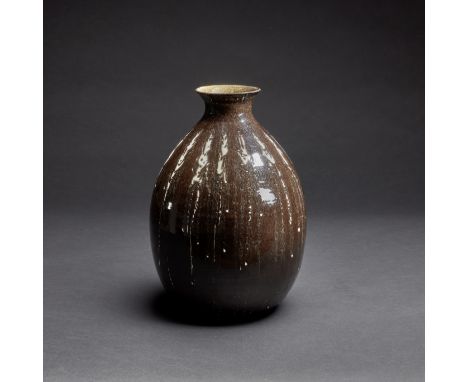 JEAN BESNARD (1889-1958)Grand vase ovoïdeCréation circa 1927/1928Monogrammé 'JB', en céramique émailléeH: 36cm.(14 3/16in.) x