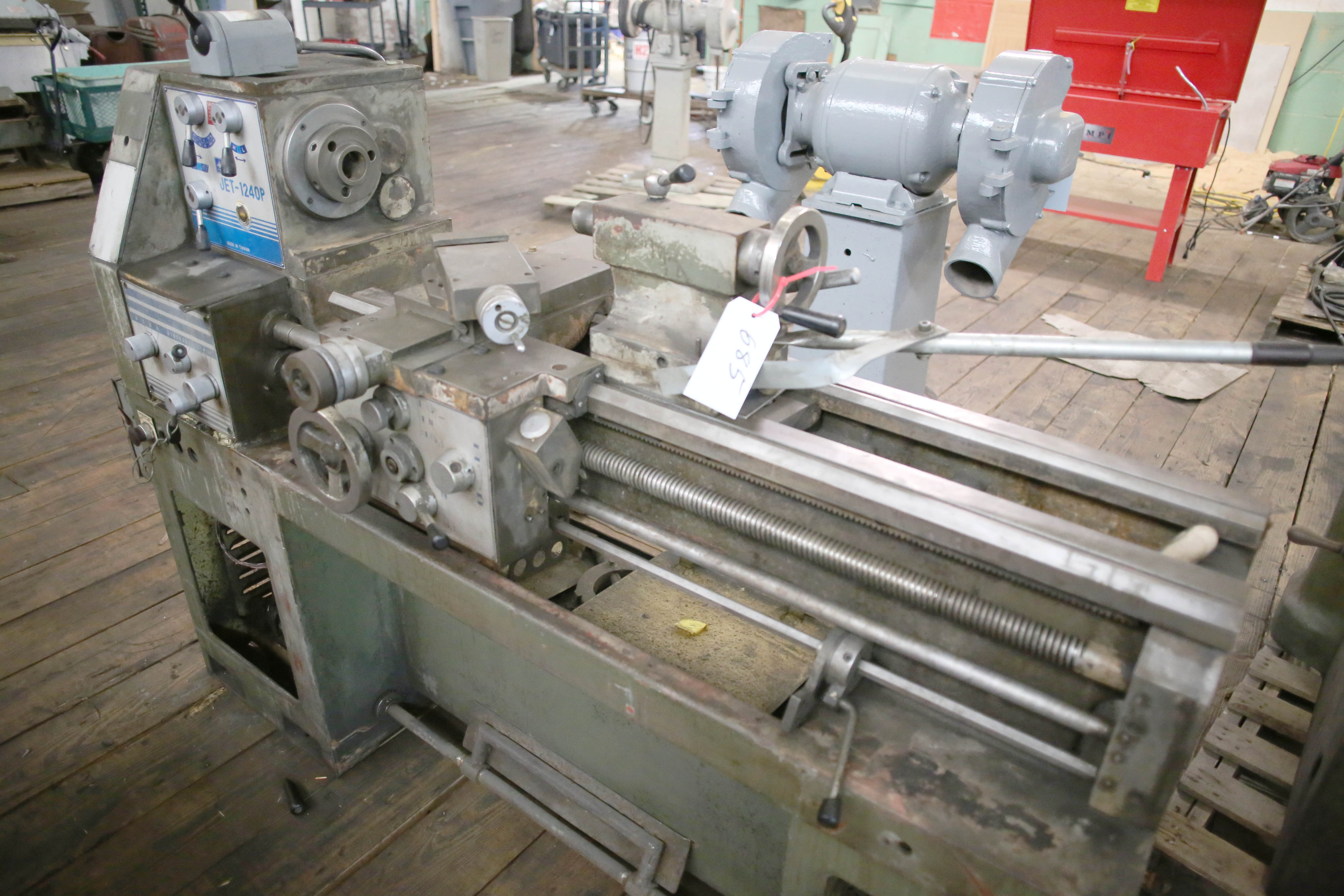 Jet 1240P Metal Lathe 12" x 40" Capacity plus Gapbed Inch/Metric