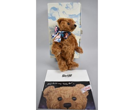 A Boxed Steiff Musical Elvis Bear 