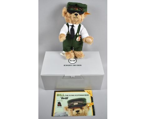 A Boxed Steiff "Bill, The Flying Scotsman" Bear 