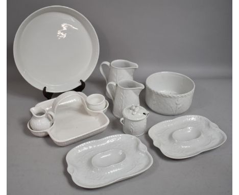 A Collection of Royal Worcester Gourmet China, Small Lidded Two Handled Pot, Bowl, Stand, Jug and Circular Shallow Dish Toget