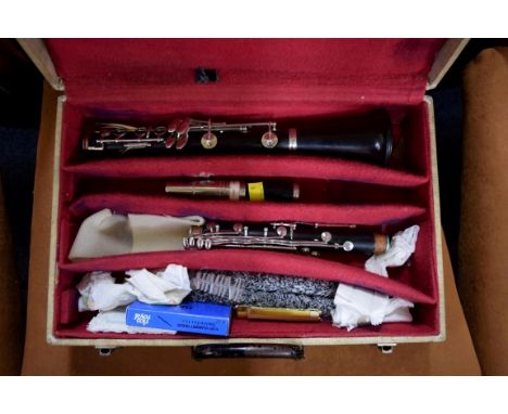 A Boosey & Hawkes Regent clarinet, in case. 