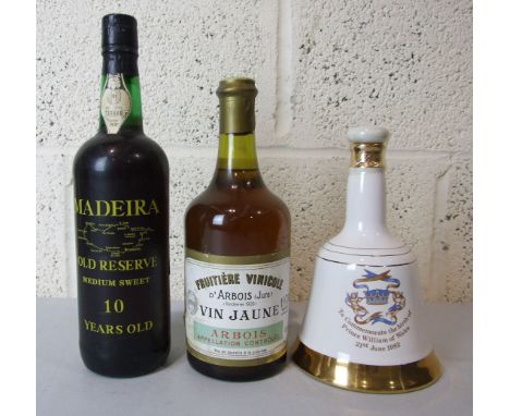 Madeira Old Reserve, medium sweet, 10 years old, 18% vol, 75cl, one bottle,  Fruitière Vinicole D'Arbois (Jura), Vin Jaune 19