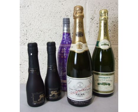 Veuve Clicquot Ponsardin Bi-Centenaire Champagne, 75cl, 12% vol, one bottle and other sparkling wine.