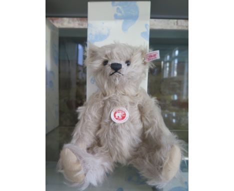 A Steiff Charly the Bear - 28cm - mohair - limited edition 110 of 1500 - in good condition with  original box and certificate