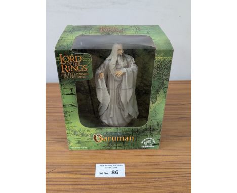 Vintage Toys: The Lord of the Rings: The Fellowship of the Ring Saruman boxed figure, Good condition.