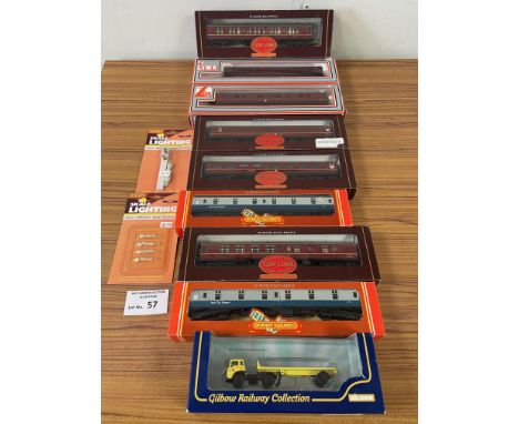 Diecast; Railways: Rolling stock Hornby/Lima/Top Link carriages; plus truck, Skale Lighting, etc.