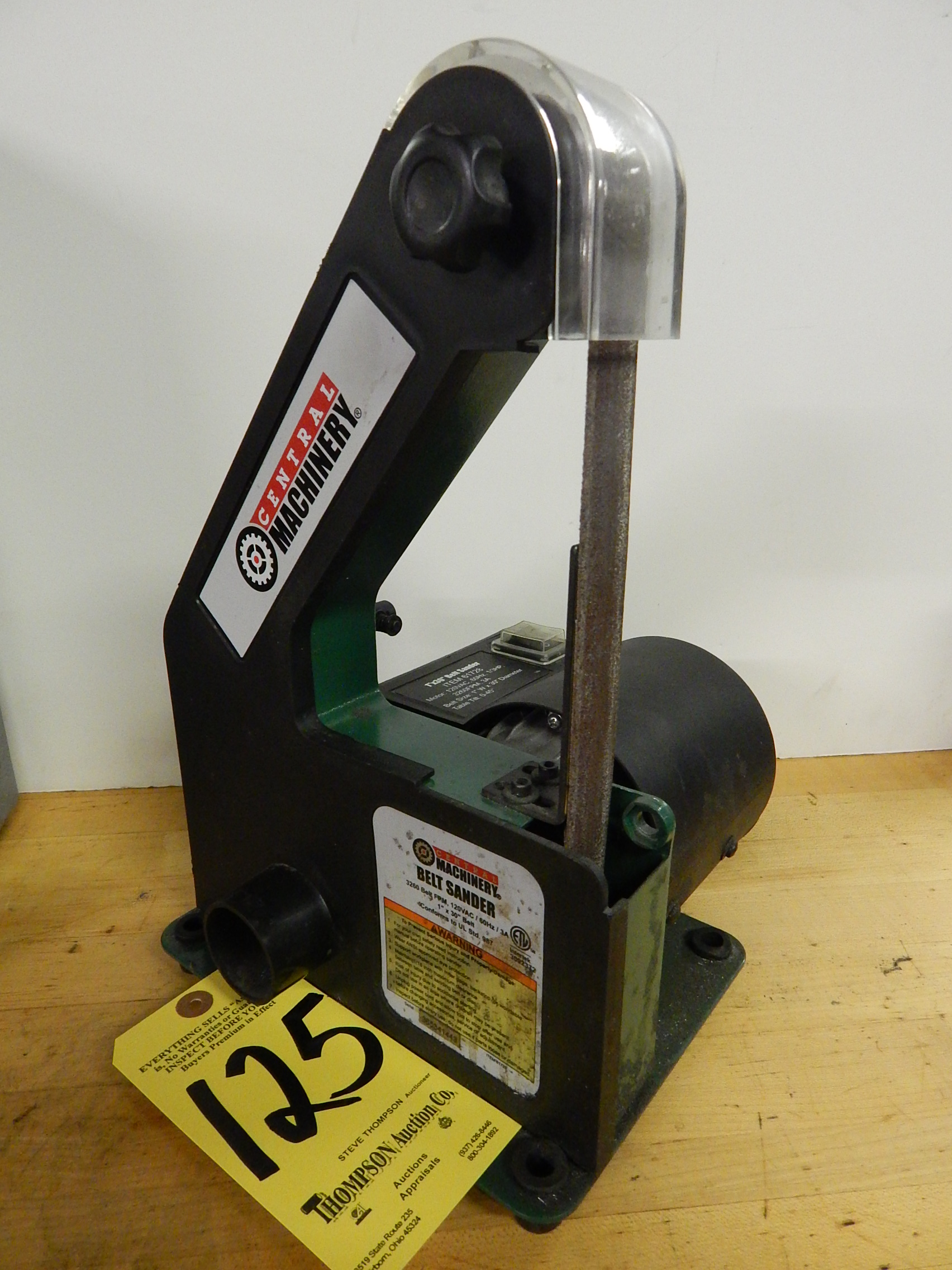 Central Machinery 1 In. X 30 In. Belt Sander