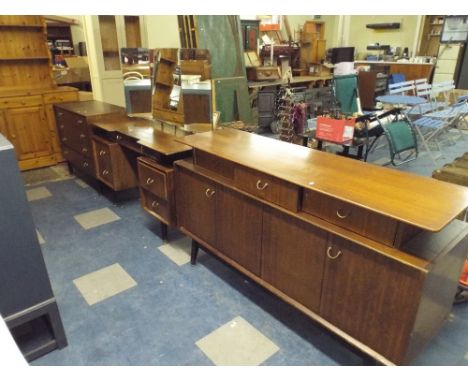 A Three Piece G Plan Vintage Style Bedroom Suite. 