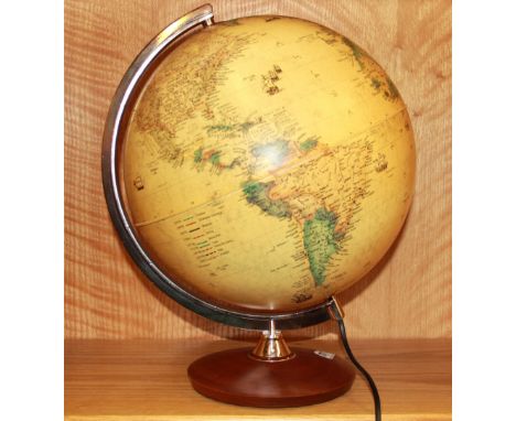 A 1970's globe lamp.