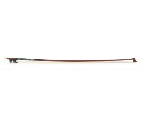 Violin bow 724mm excluding button, no stamp, with open frog 55.6g