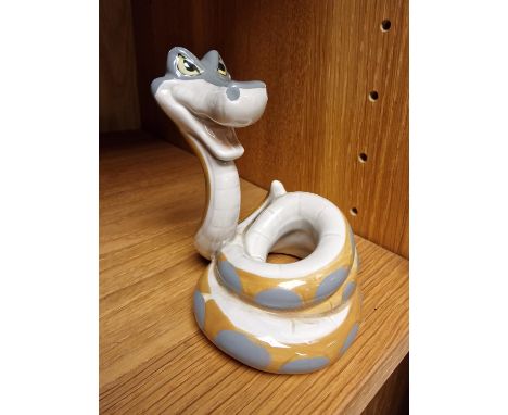 Ceramic Disney Kaa Snake from Jungle Book