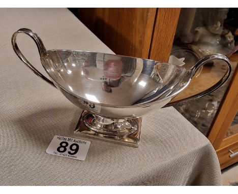 1940 Hallmarked Sheffield Silver Twin Handled Cup, by Edward Viner, 155g 
