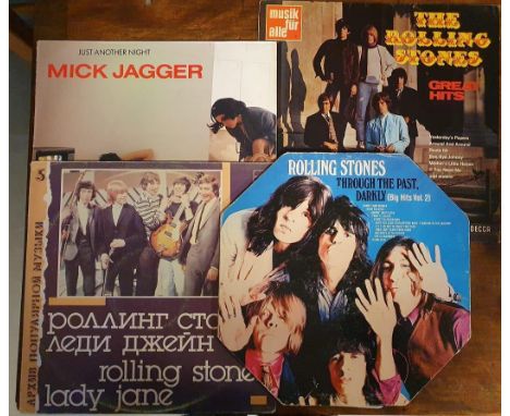 Trio of International Pressing Rolling Stones Vinyl Records