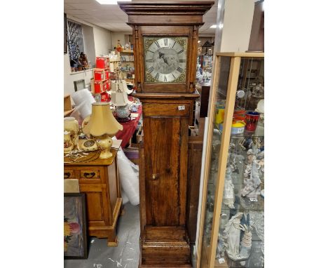 Antique Raphael Sone Denmead Single Arm Long Case Grandfather Clock - in working condition