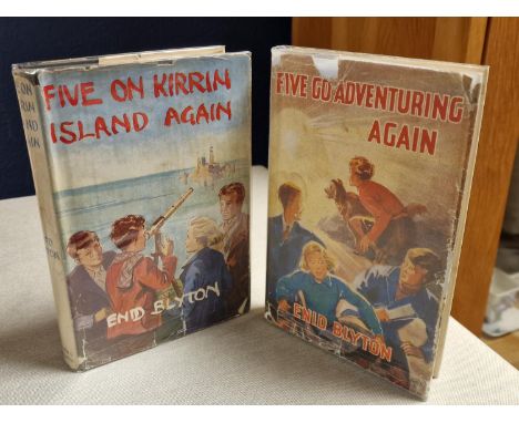 Pair of First Edition Enid Blyton Books, Five Are Together Again, and Five Have a Mystery to Solve