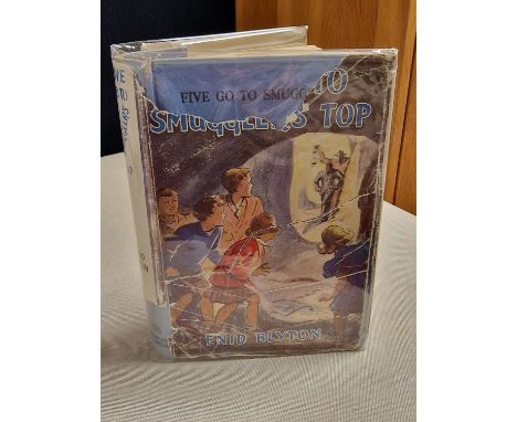 First Edition of Enid Blyton's Five Go To Smugglers Top