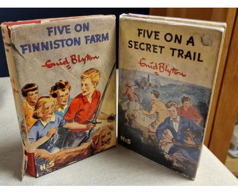 Pair of First Edition Enid Blyton Books, Five on Finniston Farm, and Five on a Secret Trail