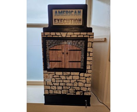 American Executioner' Handmade Bespoke Penny Slot Arcade Machine Automaton - in working order