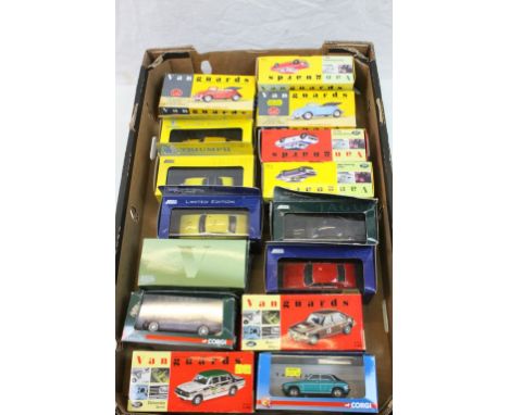15 Boxed Vanguards diecast models to include Corgi and Lledo