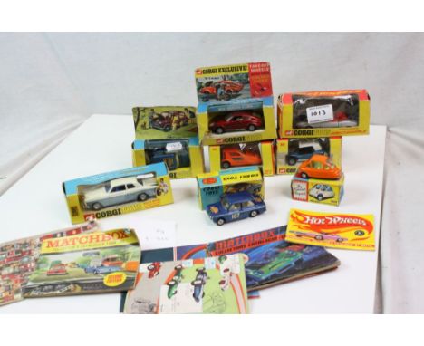 Collection of 8 boxed Corgi diecast models, to include Mini Marcos 341, Rolls Royce 273, various Whizzwheels etc, condition o