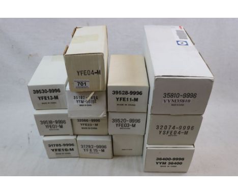 Collection of 12 boxed Matchbox Models of Yesteryear Fire Engine Series models to include YYM35810, YYM36400, YSFE04-M, YFE11